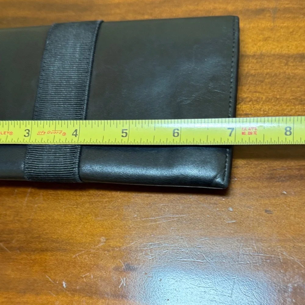Salvatore Ferragamo Vera Ribbon Black Leather Wallet
